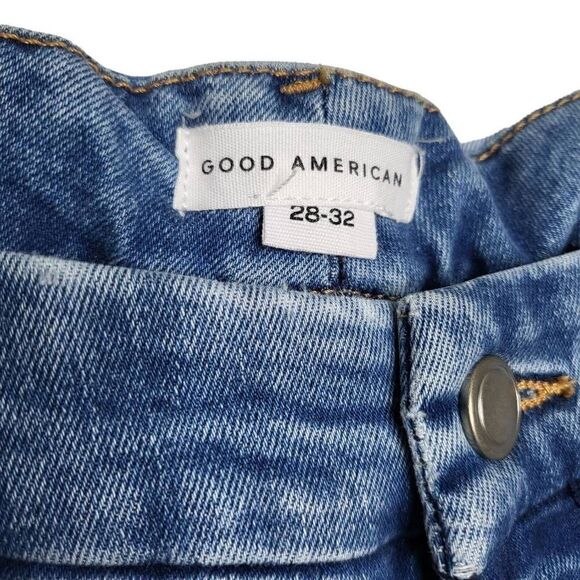 Good American Always Fits Good Waist Skinny Jeans Blue Plus Size 28-32 - Picture 11 of 12